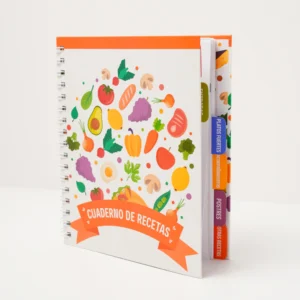Cuaderno Espiral Recetario