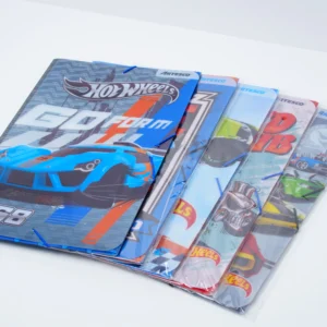 Folder Plastico Elastico Oficio Nepaco Hot Wheels