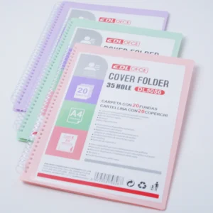 Folder Anillado Carta/A4 20 Fundas