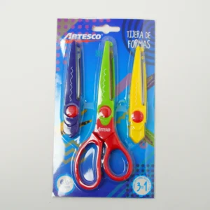 Tijera formas 6.5"  3en1