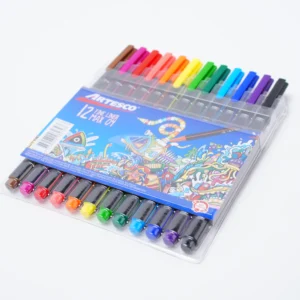 Marcador Fineliner 12 colores Max 04