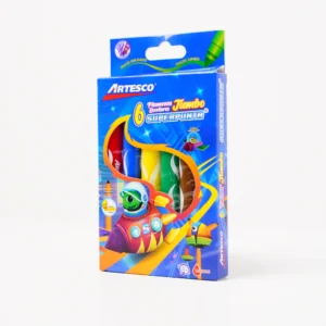 Marcador Escolar Superpunta Jumbo 6 colores