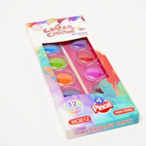 Acuarela 12 colores + pincel Water Color