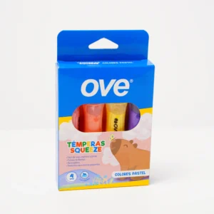 Tempera Squeeze 4 colores 24ml
